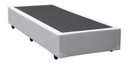 Ver imagem 1 de Base Cama Box Solteiro Couro Sintético Branco 40x88x188