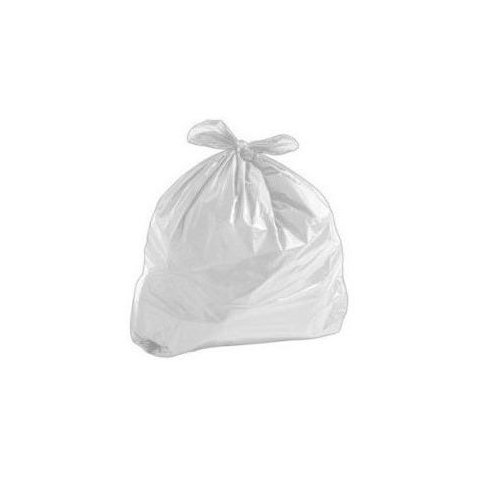 200 Saco Lixo Leitoso Branco 40litros Lixeira Clinica:Branco