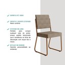 Ver imagem 3 de Conjunto 2 Cadeiras de Jantar 1736 Carraro Caramelo/Rose
