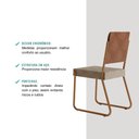 Ver imagem 4 de Conjunto 2 Cadeiras de Jantar 1736 Carraro Caramelo/Rose