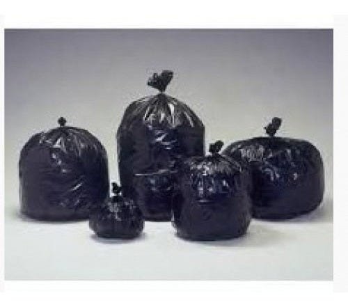 Saco De Lixo 100 Litros Boca Larga Reforçado 5 Kilos:Preto