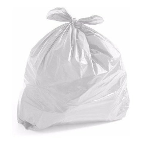 Saco De Lixo 40 Litros Branco Comum Com 100 Unid.