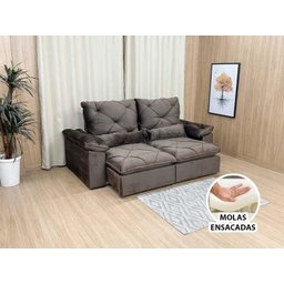 Sofá Retrátil Reclinável 2,30 M Marrom 320 Ibis Premium - 11 Sofá Retrátil Reclinável 2,30 M Marrom 320 Ibis Premium - 11
