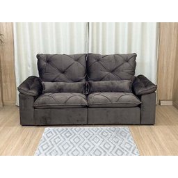 Sofá Retrátil Reclinável 2,30 M Marrom 320 Ibis Premium - 9 Sofá Retrátil Reclinável 2,30 M Marrom 320 Ibis Premium - 9
