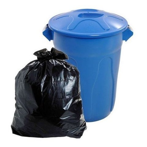 Saco Lixo Preto 100 Litros Espessura Média Pct 50 Unidades