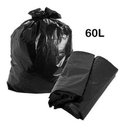 Ver imagem 2 de Saco De Lixo Reforçado Preto 60 Litros - (50 Unidades)