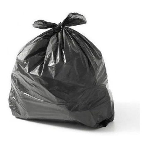 Saco De Lixo Reforçado Preto 60 Litros - (50 Unidades)