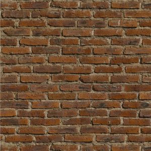 Papel de Parede Tijolinho Clássico Envelhecido - 1,50x0,50m