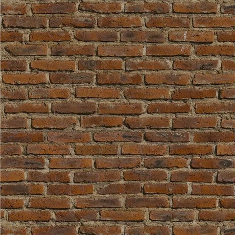 Papel de Parede Tijolinho Clássico Envelhecido - 1,50x0,50m