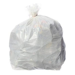 Saco de Lixo de 100L Transparente 75x95x0,10 C/100