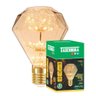 Lâmpada Led Taschibra Vintage Fireworks D95 E27 Bivolt 2200k Amarelo Âmbar - 2