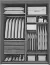 Ver imagem 2 de Guarda Roupa Solteiro 2 Portas 3 Gavetas - Pietro - Móveis Bettio