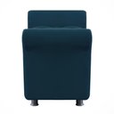 Ver imagem 2 de Recamier Bau Egeo 120x Suede Azul Royal - Bandiera Decor