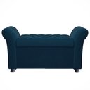 Ver imagem 3 de Recamier Bau Egeo 120x Suede Azul Royal - Bandiera Decor