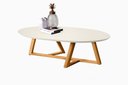 Ver imagem 2 de Mesa de Centro Classic Off White/Nature - Tebarrot
