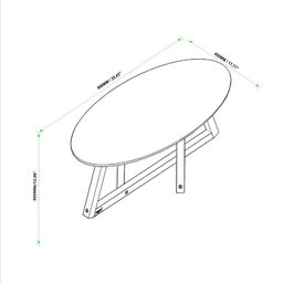Mesa de Centro Classic Off White/Nature - Tebarrot - 4