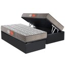 Ver imagem 1 de Conjunto Box Baú Solteiro: Colchão Espuma Paropas D45 Pasquale Gray + Base Crc Suede Gray (88x188)