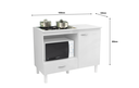 Ver imagem 4 de Balcão Cooktop Blane 105cm com 1 Porta e 1 Gaveta Branco