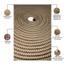 Corda Náutica Polipropileno 6mm com Proteção Uv para Móveis Decoração 20 Metros - Lyam Decor Corda N - 4