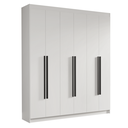 Ver imagem 3 de Guarda-Roupa Casal 6 Portas Batentes Saturno Madesa