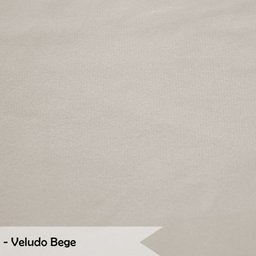 Kit 4 Cadeiras de Jantar Pétala Estofada Pés Palito Veludo Bege - Montanaris Decor - 6