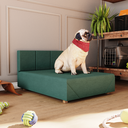 Ver imagem 2 de Cama Box Pet Para Cachorro E Gato 82X60X39:Azul