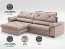 Ver imagem 3 de Sofá com Carregador Usb e Molas no Assento Retrátil Reclinável Nice 2,10m Velosuede - Netsofas