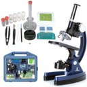 Ver imagem 2 de Kit Microscópio Biológico Infantil 28 Peças Lorben Educacional Portátil 300x 600x 1200x com Maleta