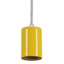 Ver imagem 3 de Pendente Copinho Luminária Lustre Alumínio Amarelo