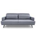 Ver imagem 2 de Sofá-cama 3 Lugares MH-1605 Herval Linho Cinza Escuro C1