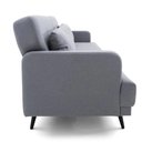 Ver imagem 4 de Sofá-cama 3 Lugares MH-1605 Herval Linho Cinza Escuro C1