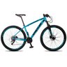 Bicicleta Aro 29 SPACELINE Vega 27v Freio Hidráulico Azul e Preto - 15 - 1