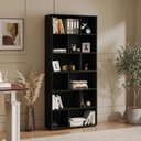 Ver imagem 6 de Kit 3 Estantes para Livros 204,2x180cm Xangai Preto