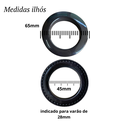 Ver imagem 6 de Cortina Pvc Blackout Corta Luz 280X180 Coleção Nova Admirare Cor: Avelã