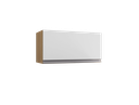 Ver imagem 3 de Armário Aéreo Geladeira Andréia 60cm 1 Porta AJL - Amêndoa Branco