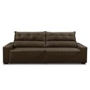 Ver imagem 6 de Sofá Retrátil e Reclinável 5 Lugares 300cm Veludo Antonella Adonai Estofados