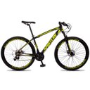 Ver imagem 1 de Bicicleta Aro 29 SPACELINE Vega 21v Câmbio Shimano Freio a Disco Preto e Amarelo - 15