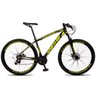 Bicicleta Aro 29 SPACELINE Vega 21v Câmbio Shimano Freio a Disco Preto e Amarelo - 17 - 1