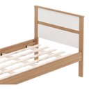 Ver imagem 7 de Cama Solteiro Com Auxiliar CM8004 CM8008 QT7 Amendoa Branco Tecno Mobili