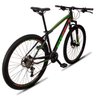 Bicicleta Aro 29 GT Sprint Volcon 27v Freio Hidráulico Preto Vermelho e Verde - 15 - 2