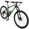 Bicicleta Aro 29 Gt Sprint Mx1 Aço 21V Freio A Disco com Suspensão Preto e Verde - 19 - 2