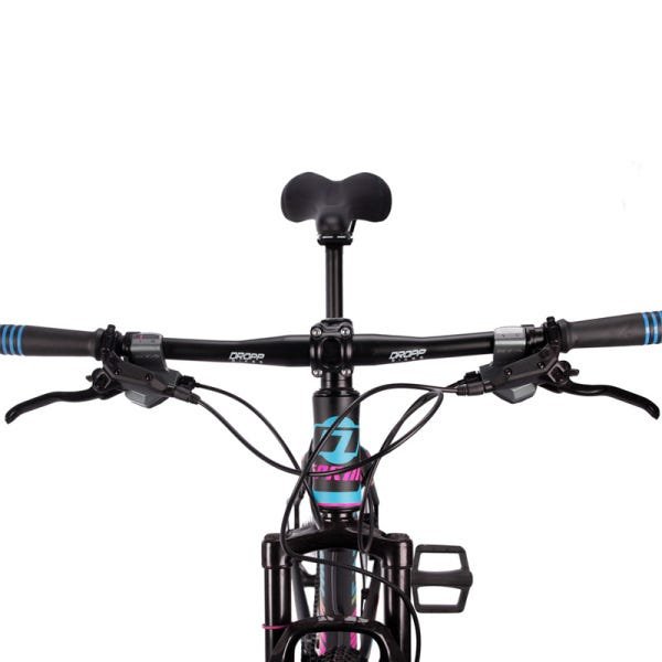 Bicicleta Aro 29 GT Sprint Volcon 27v Freio Hidráulico Preto Rosa e Azul - 19 - 3