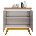 Ver imagem 4 de Aparador Buffet Ambiente Classic 2 Portas Off White Nature - Imcal