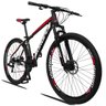 Bicicleta Aro 29 Dropp Z3 21v Câmbio Shimano Freio a Disco Preto Vermelho e Branco - 15 - 2