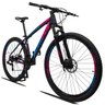 Bicicleta Aro 29 Dropp Z3 21v Câmbio Shimano Freio a Disco Preto Rosa e Azul - 19 - 2