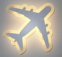 Ver imagem 1 de Arandela Decorativa Avião 30cm Led 21w 3200k Bivolt Paris Luz