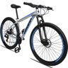 Bicicleta Aro 29 Dropp Aluminum 21v Freio a Disco Branco e Azul - 17 - 2