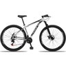 Bicicleta Aro 29 Dropp Aluminum 21v Freio a Disco Branco e Preto - 19 - 1