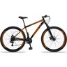 Bicicleta Aro 29 Dropp Sport Aço 21v Freio a Disco Preto e Laranja com Suspensão - 17 - 1