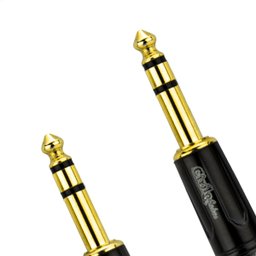 Cabo P10 para P10 Estereo Profissional - Preto 25 Metros - 3